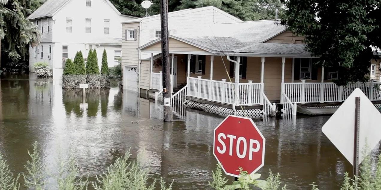 SAS for Flood Prediction and Preparedness flooded neighborhood