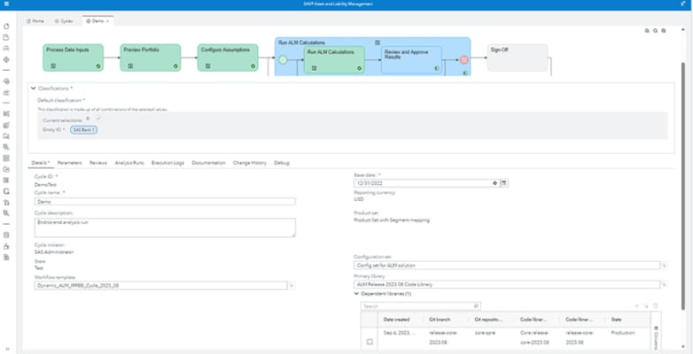 Porduct screenshot showing modular solution